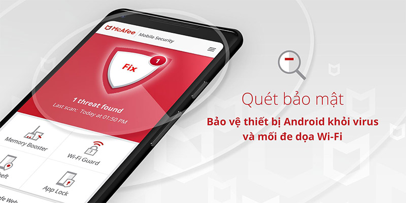 Phần mềm McAfee Mobile Security